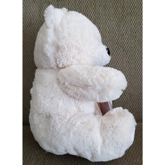 Super Soft Calplush Off-White Teddy Bear Stuffed Animal Plush Toy - Picture 4 of 7